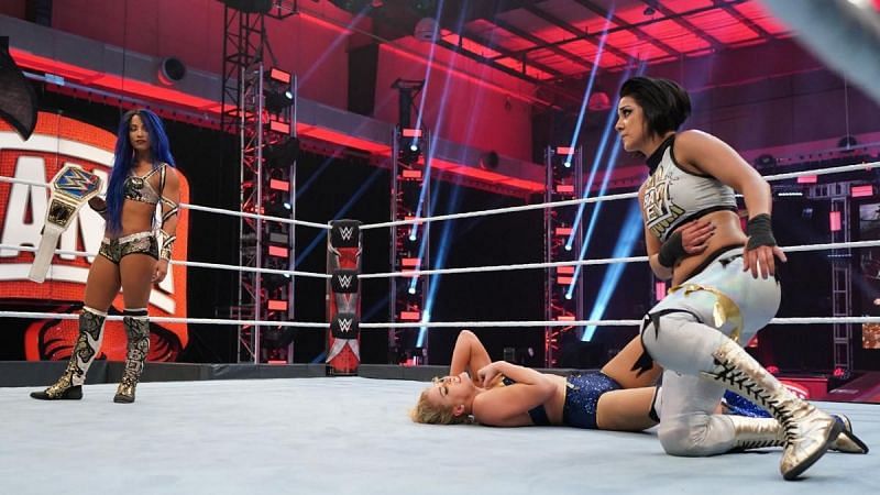 Sasha Banks and Bayley
